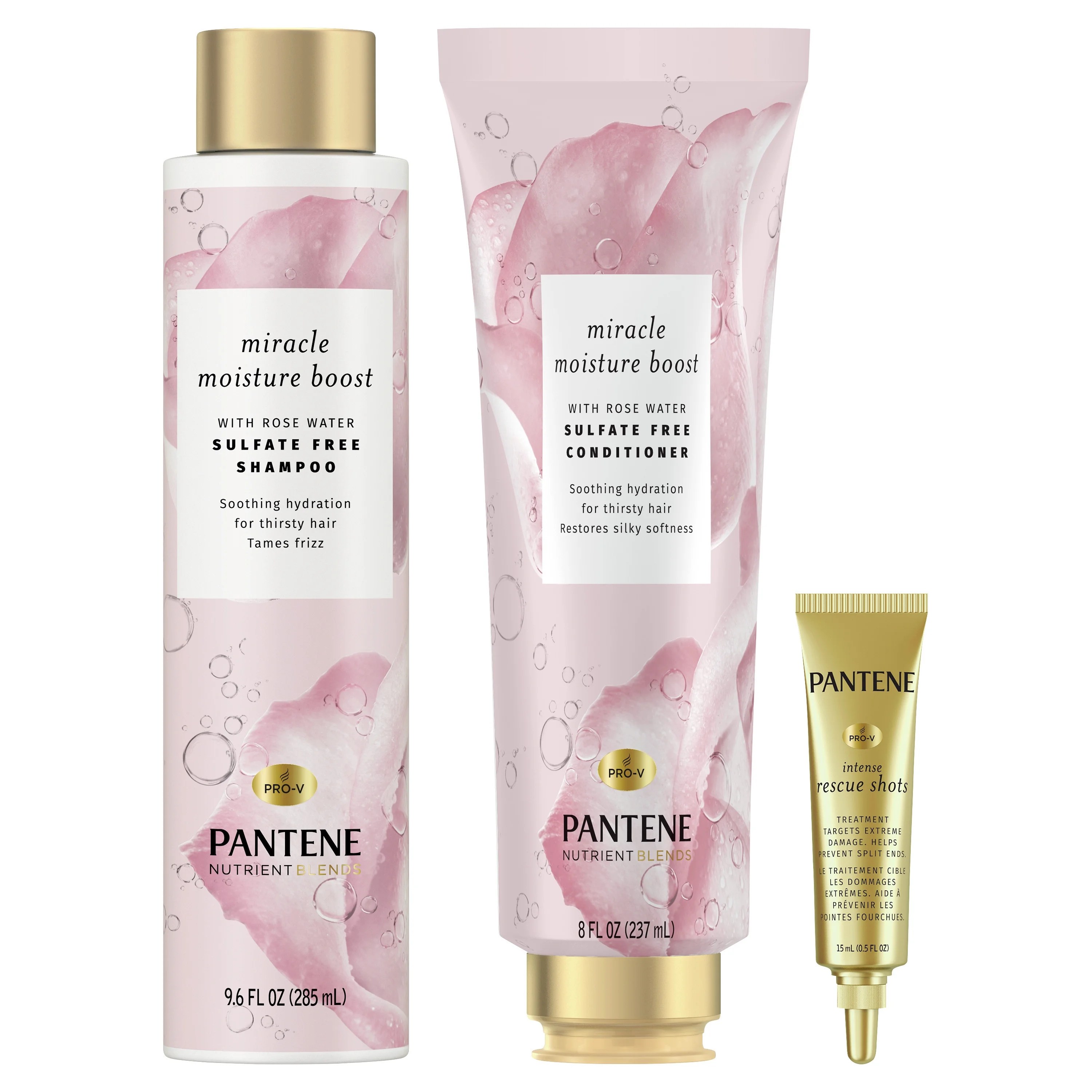 Pantene Miracle Moisture Boost with Rose Water Sulfatefree Shampoo