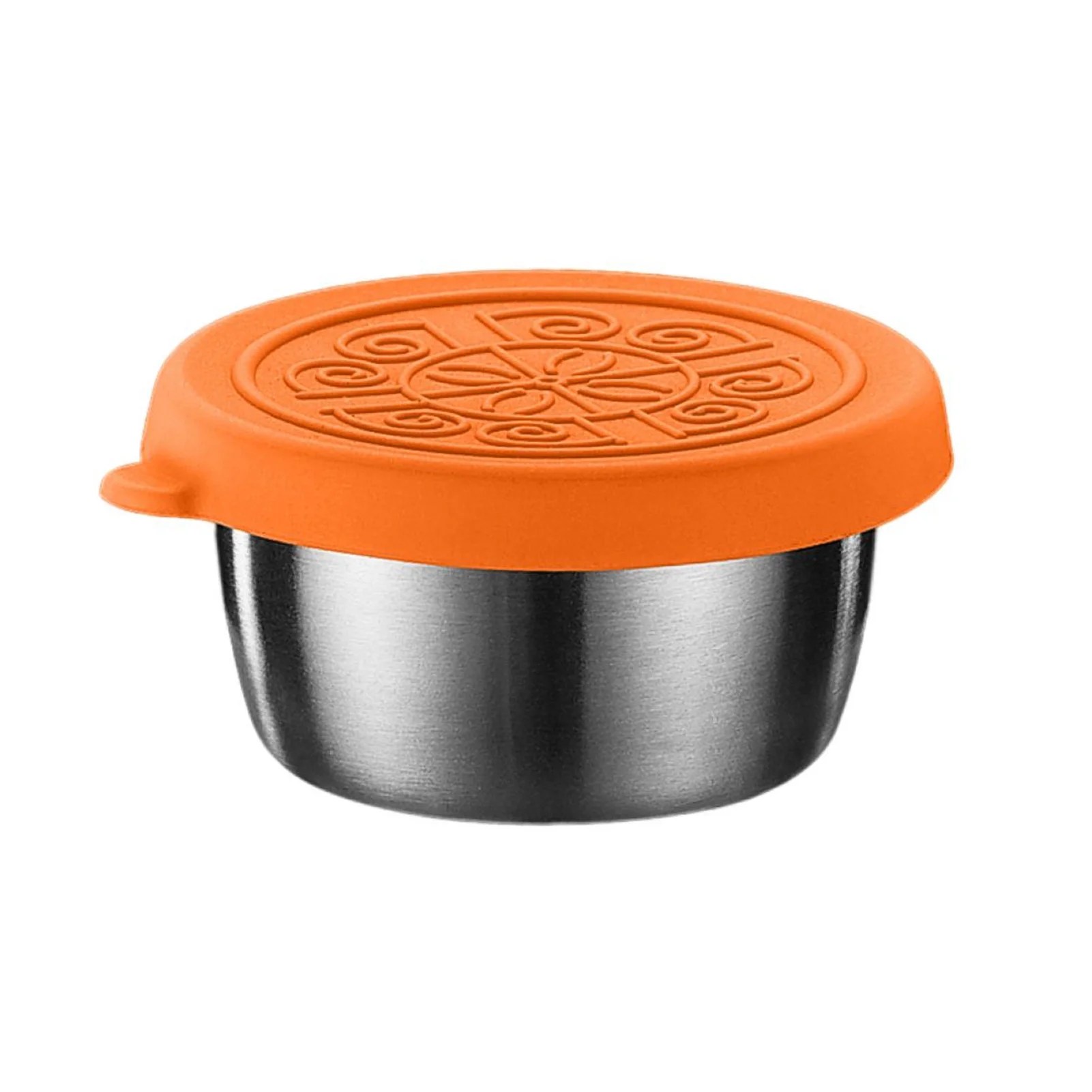 Hesroicy Sauce Container Good Sealing with Cover, Stainless Steel