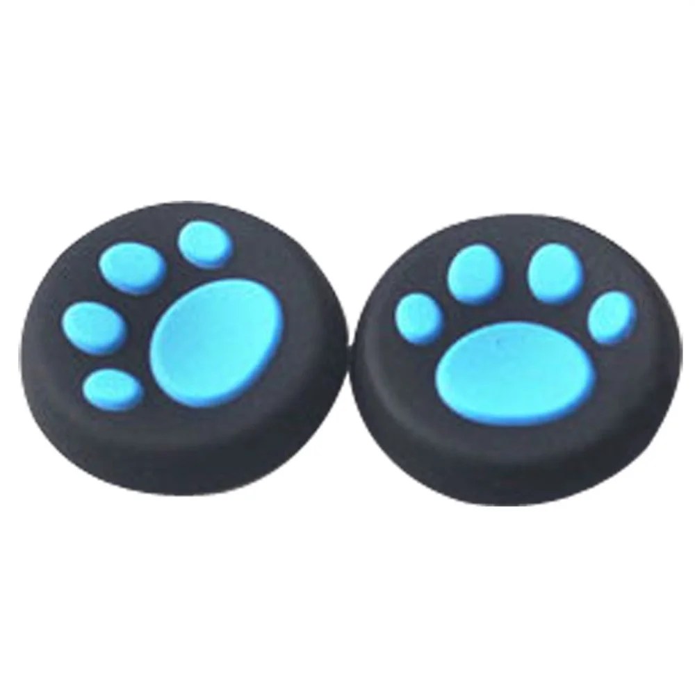 1 Pairs Cat's Paw Silicone Gel Thumb Grips Caps For Nintendo Switch