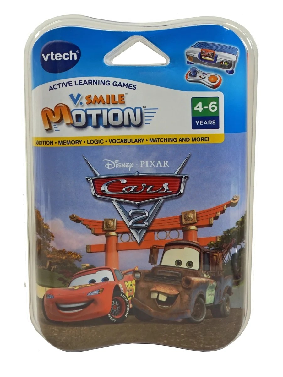 V.Smile Motion Disney Pixar Cars 2 Active Learning Game Addition