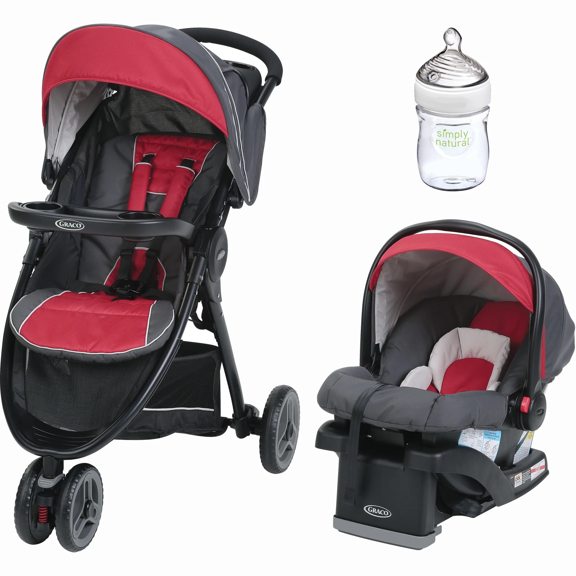 Graco FastAction Sport LX Travel System, Car Seat Stroller