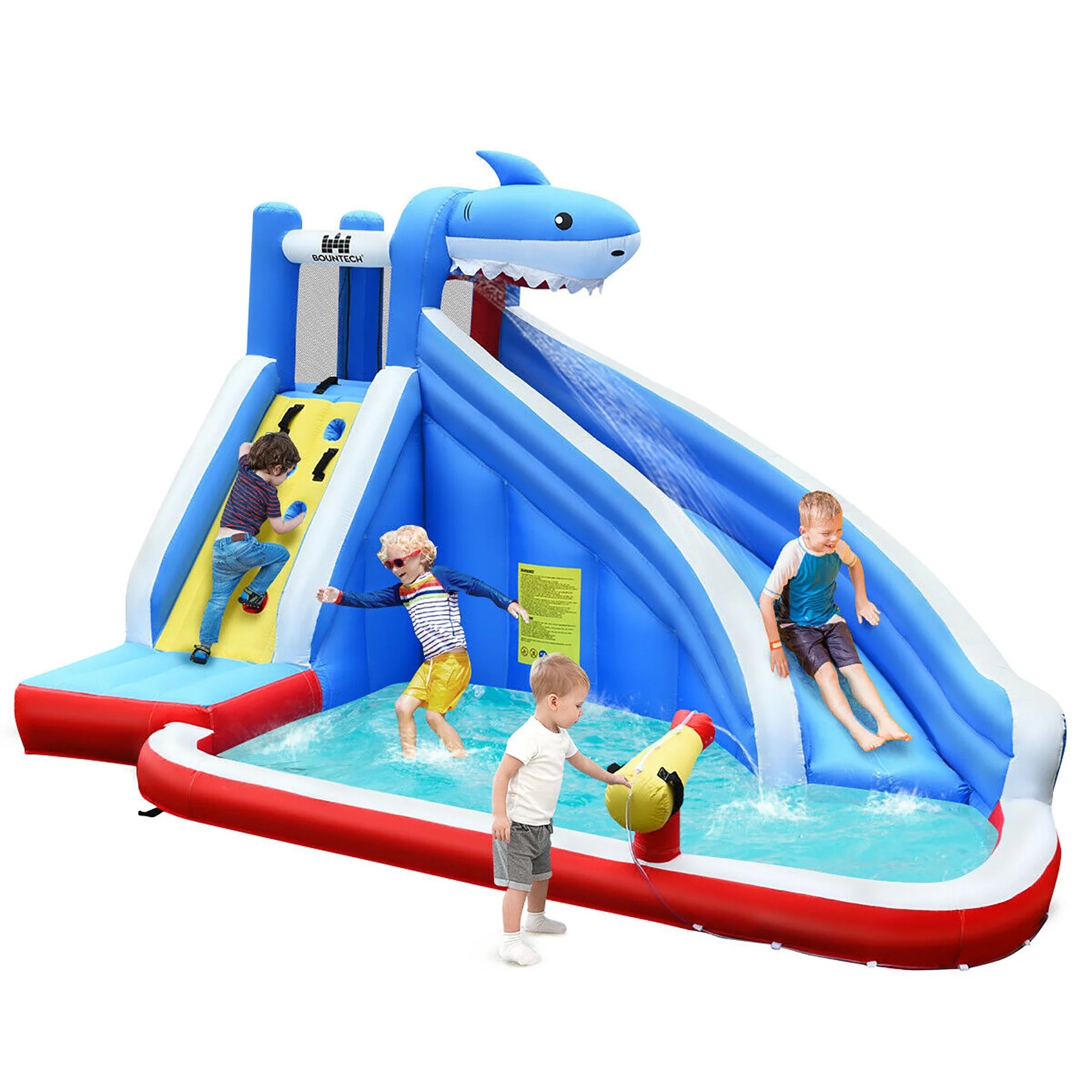 Costway Animal Shaped Bounce House Castle Splash Water Pool 12.5