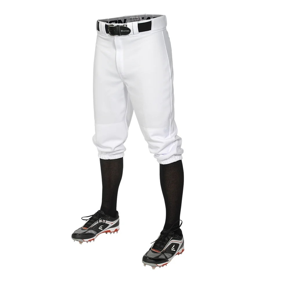 EASTON PRO+ KNICKER Baseball Pant, Adult, Medium, White
