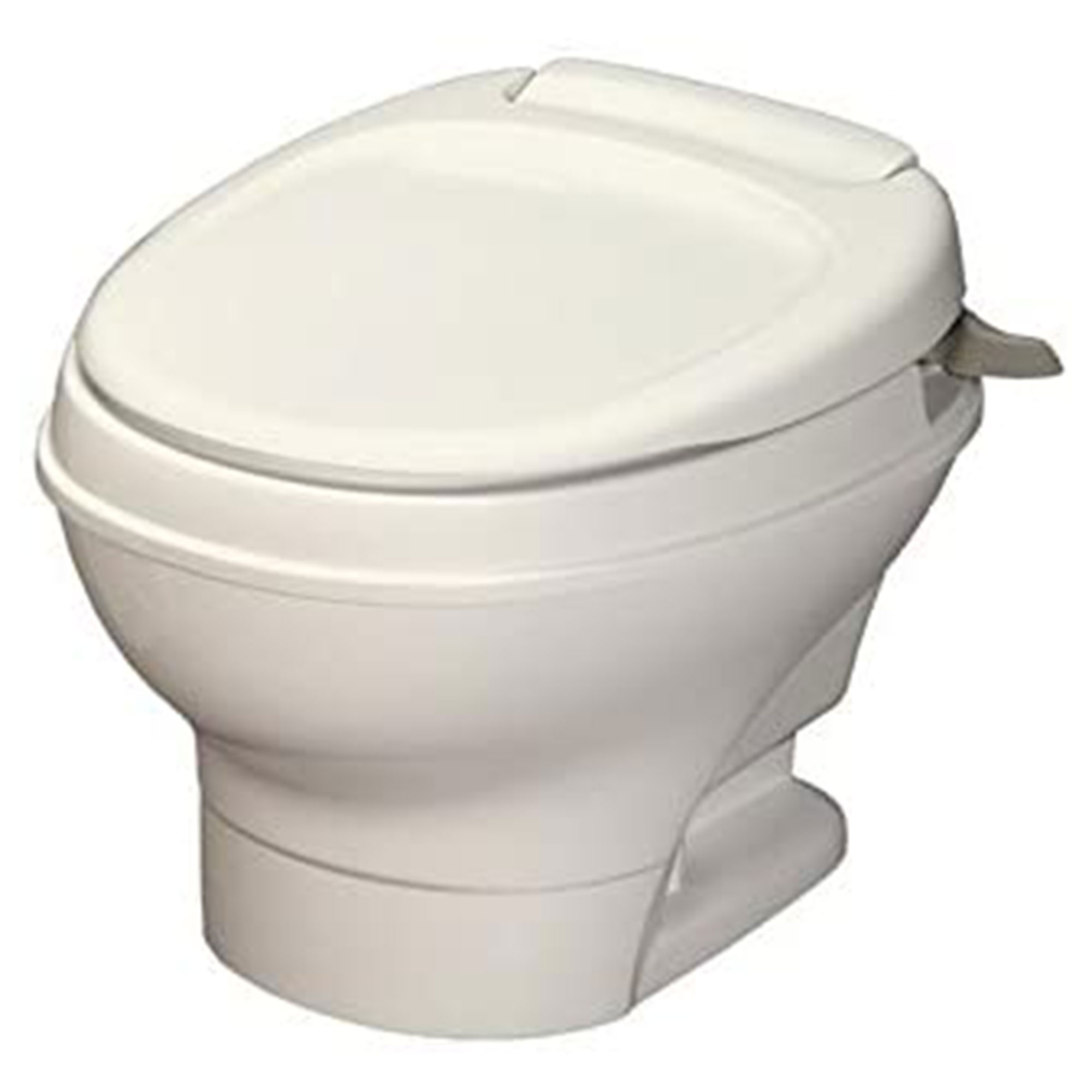 Thetford AquaMagic V RV Toilet, Hand Flush, Low, Parchment, 31647