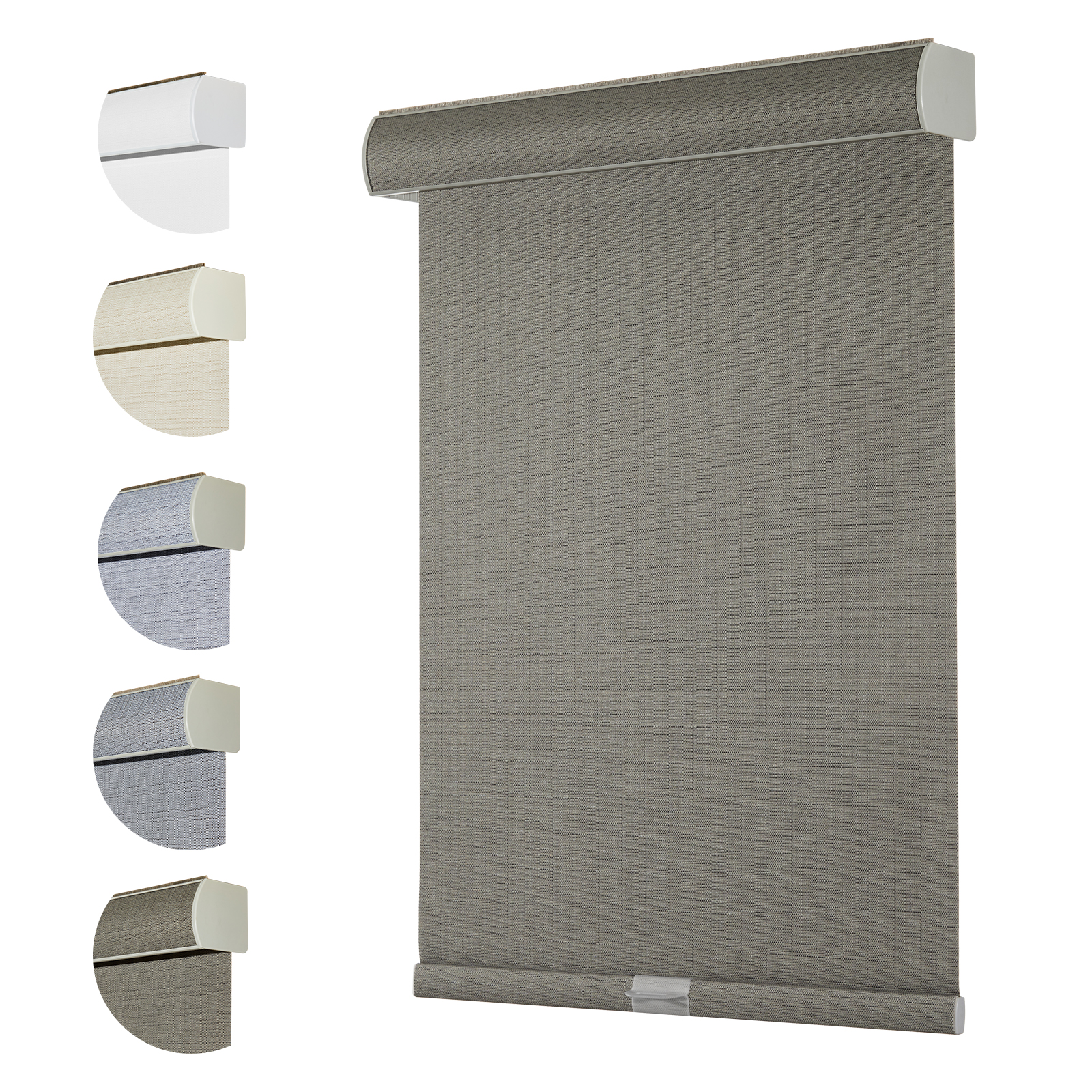 Persilux FreeStop Cordless 100 Blackout Roller Shades for Window