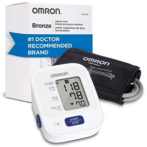 Omron Bronze Blood Pressure Monitor, Upper Arm Cuff