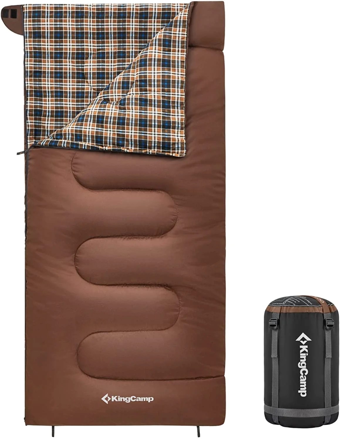 KingCamp Traveling Camping Sleeping Bag Cotton Flannel Sleeping Bags