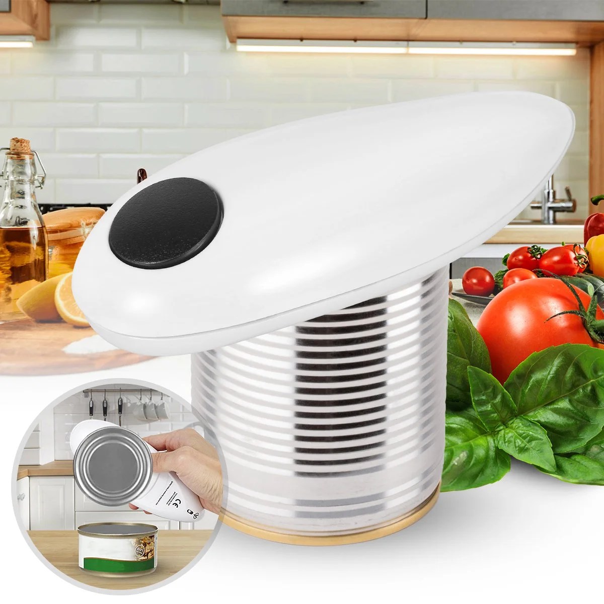 Electric Can Opener, Automatic Restaurant Can Openers for Seniors with