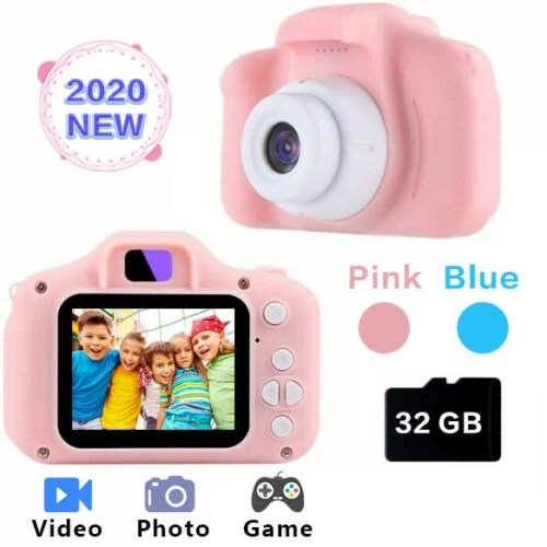 Upgrade Kids Selfie Camera, Best Birthday Gifts for Girls Age 39, HD
