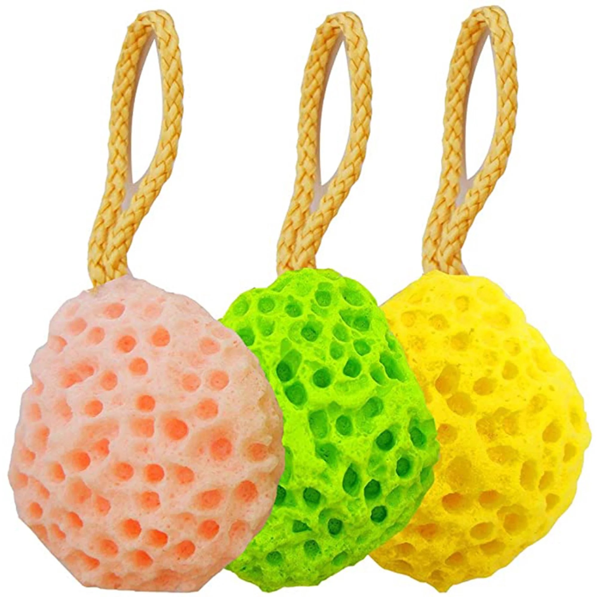 Artrylin Bath Sponge Shower Puffs, Foam Sea Sponge, Body Skin Scrub Washing Cleaning Sponge