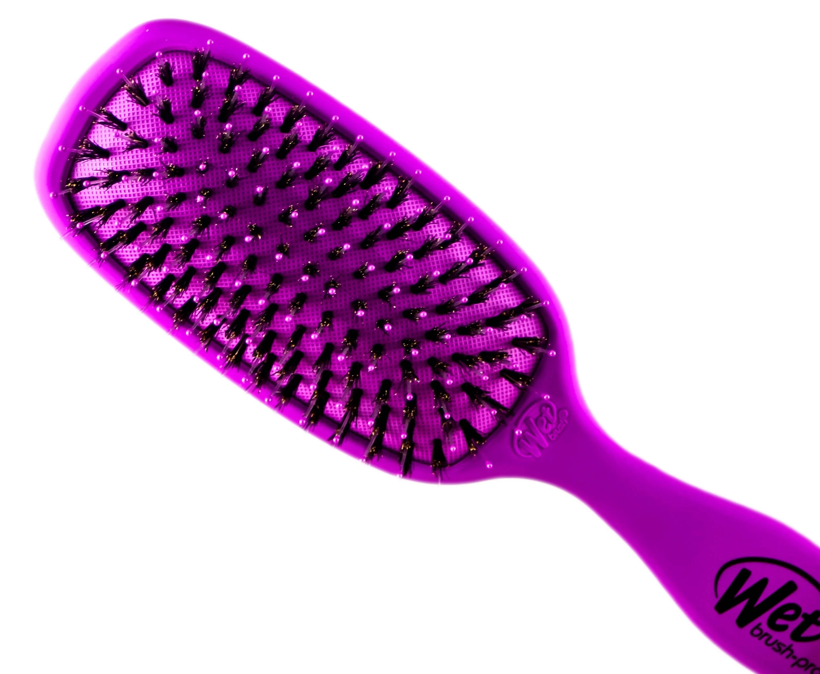 The Wet Brush Pro Shine Enhancer Maintain Brush Purple