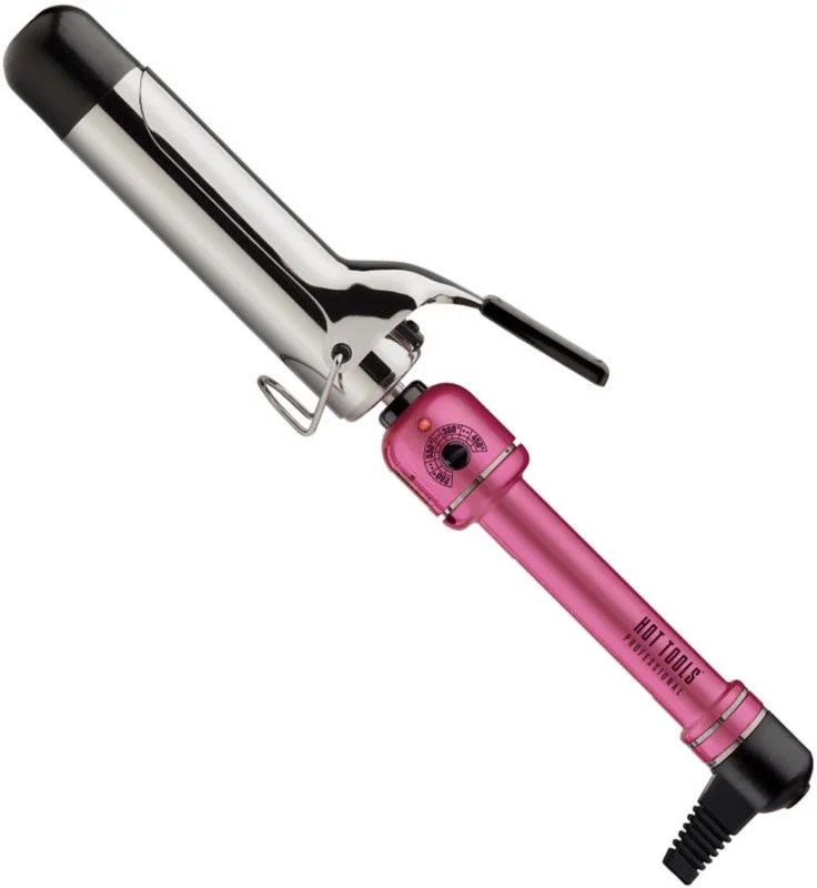 Hot Tools Pink Titanium 1 1/4 Inch Salon Curling Iron