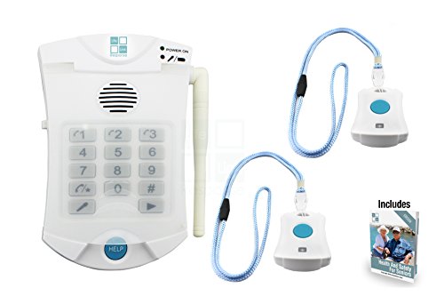 Medical Alert System NO MONTHLY FEES Includes 2 WATERPROOF Pendant