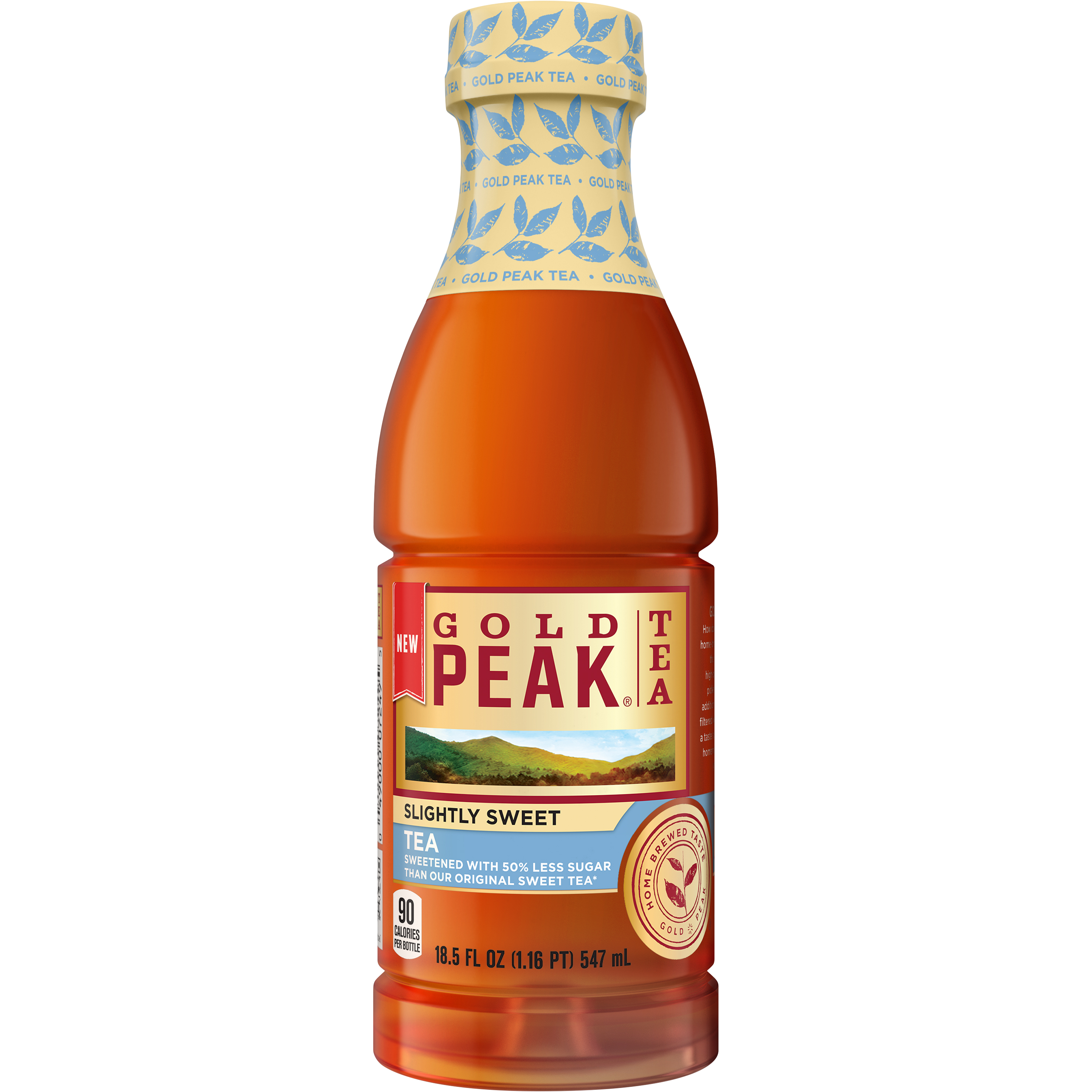 Gold Peak Slightly Sweet Tea, 18.5 Fl Oz, 12 Count