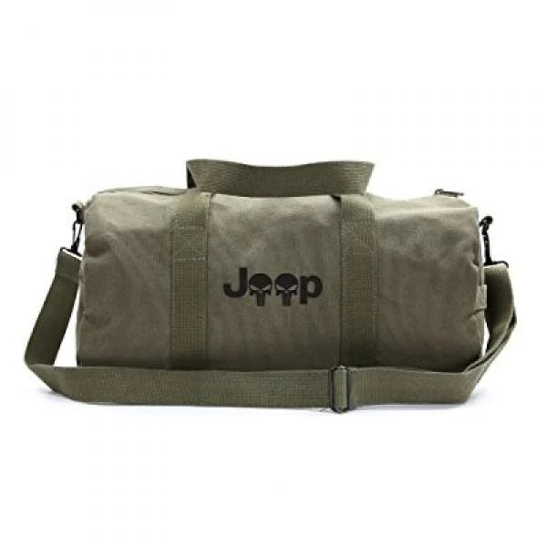 Army Force Gear Jeep Wrangler Punisher Skull Sport Heavyweight Duffel