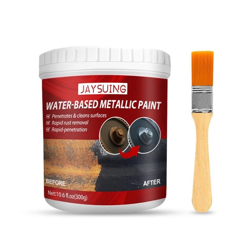 Furnishk Rust Converter For Metal, New WaterBased Metallic Paint Rust