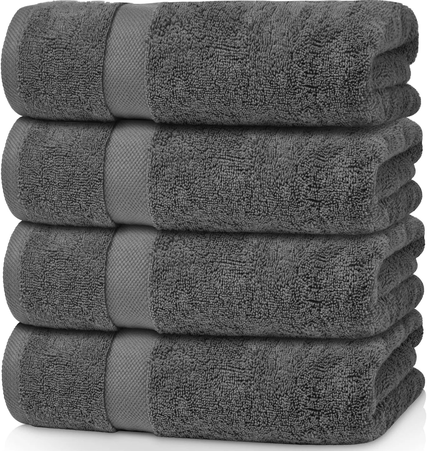 Wealuxe Cotton Bath Towels Soft and Absorbent Hotel Towel 27x52