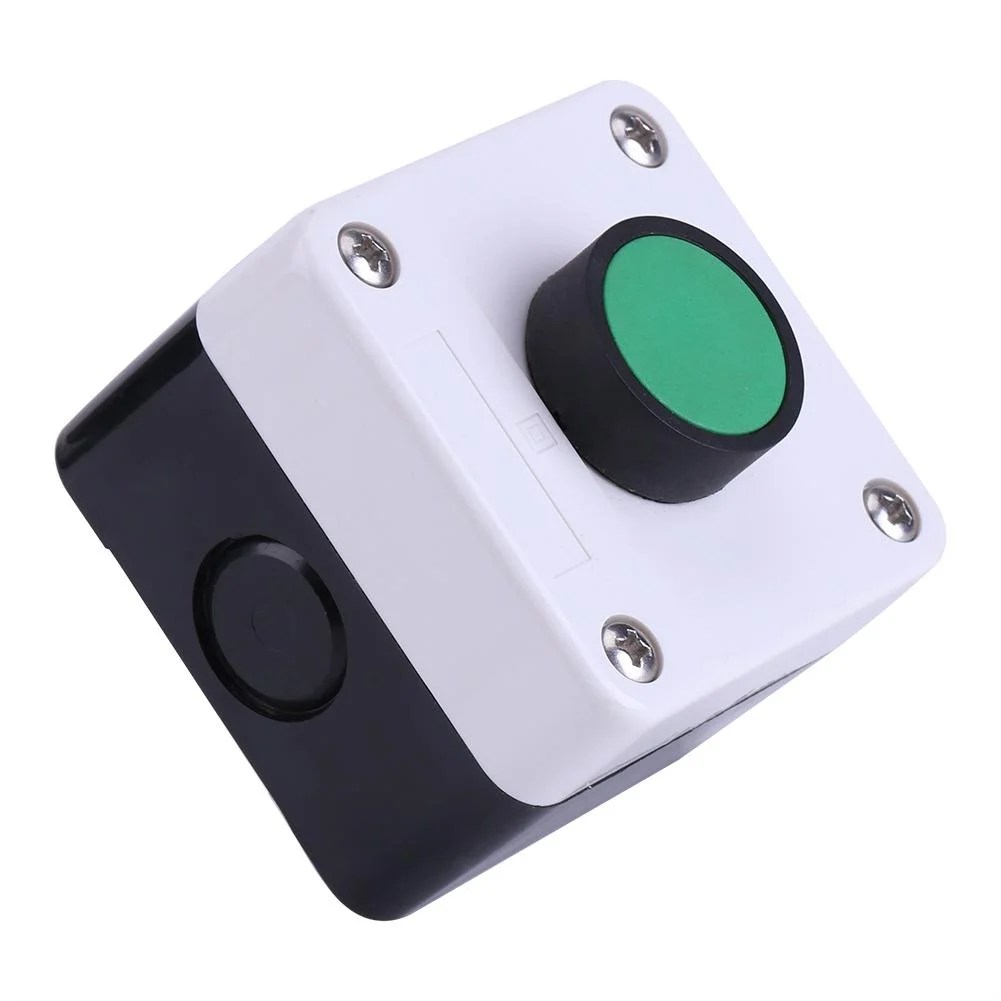 Kritne Push Button Switch, Weatherproof Green Push Button Switch One Kritne Push Button Switch, Weatherproof Green Push Button Switch One