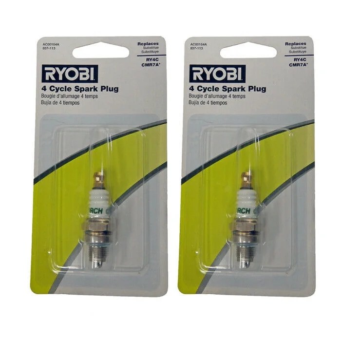 Ryobi Genuine OEM Replacement Spark Plug AC00164A2PK