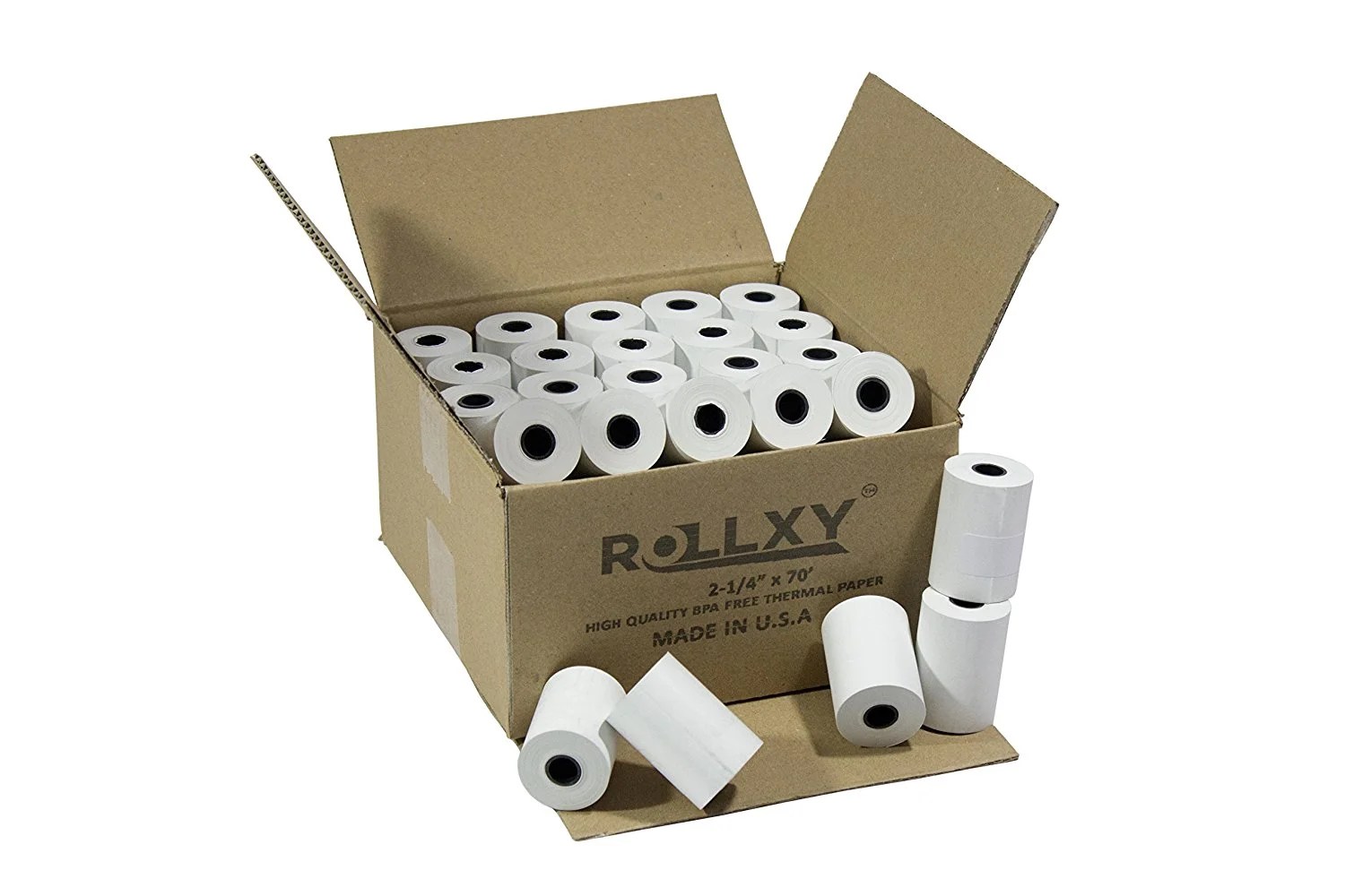 (50) Thermal Paper Rolls 3 1/8 X 230 Epson TMT85 TMT88 T88II T88III