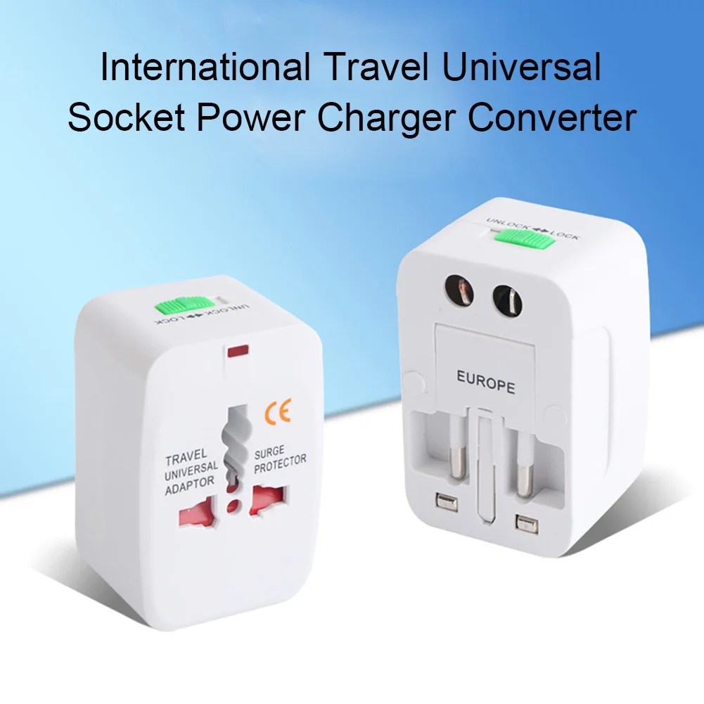 Dallas US/EU/UK/AU Electric Plug Power Outlet Adapter Travel Universal