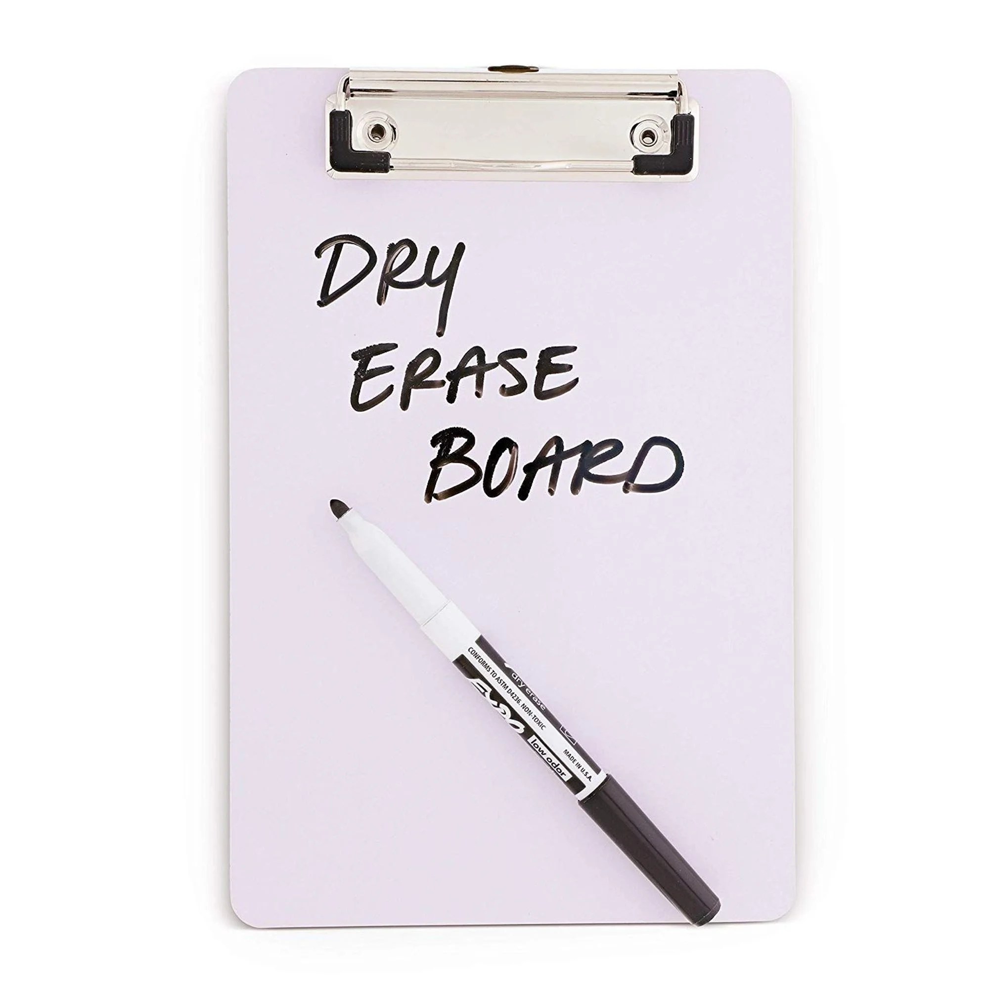 36 Pack Dry Erase Clipboards Memo Holder with Low Profile Clip and Hook