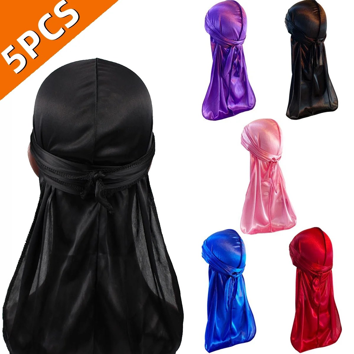 Outdoor Silky Durag for Men Durags Hats for Men Silky Velvet Durag Hats
