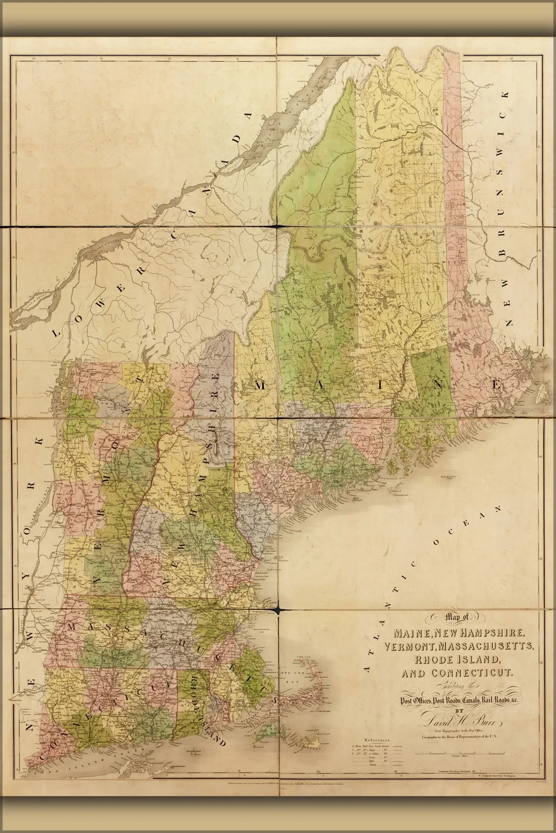 Map of Massachusetts Massachusetts Map MA Map USA.