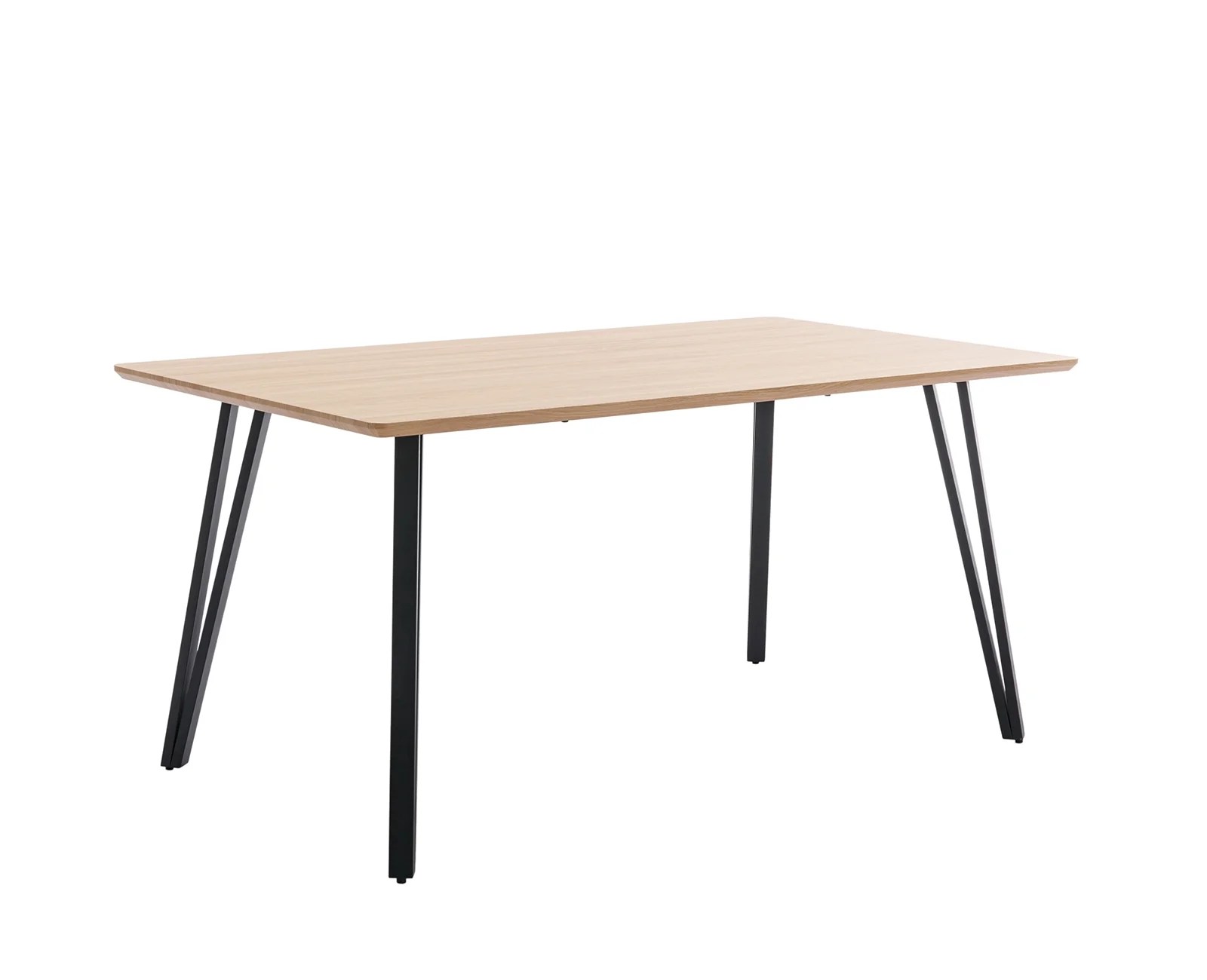 Guyou Modern Solid Wood Dining Table, 63 Inch Farmhouse Wooden Square Dining Table for Dining