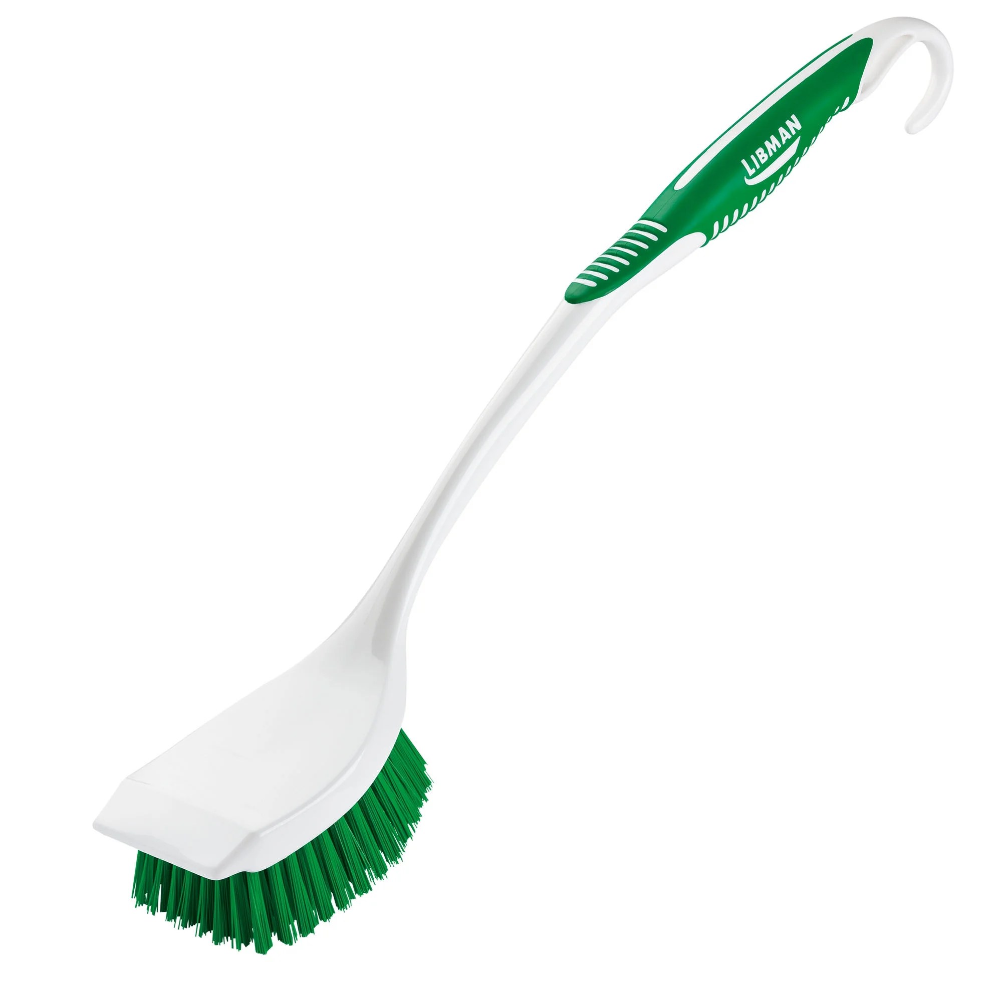 Libman Long Handle Scrub Brush, Handle made of tough Polypropylene and