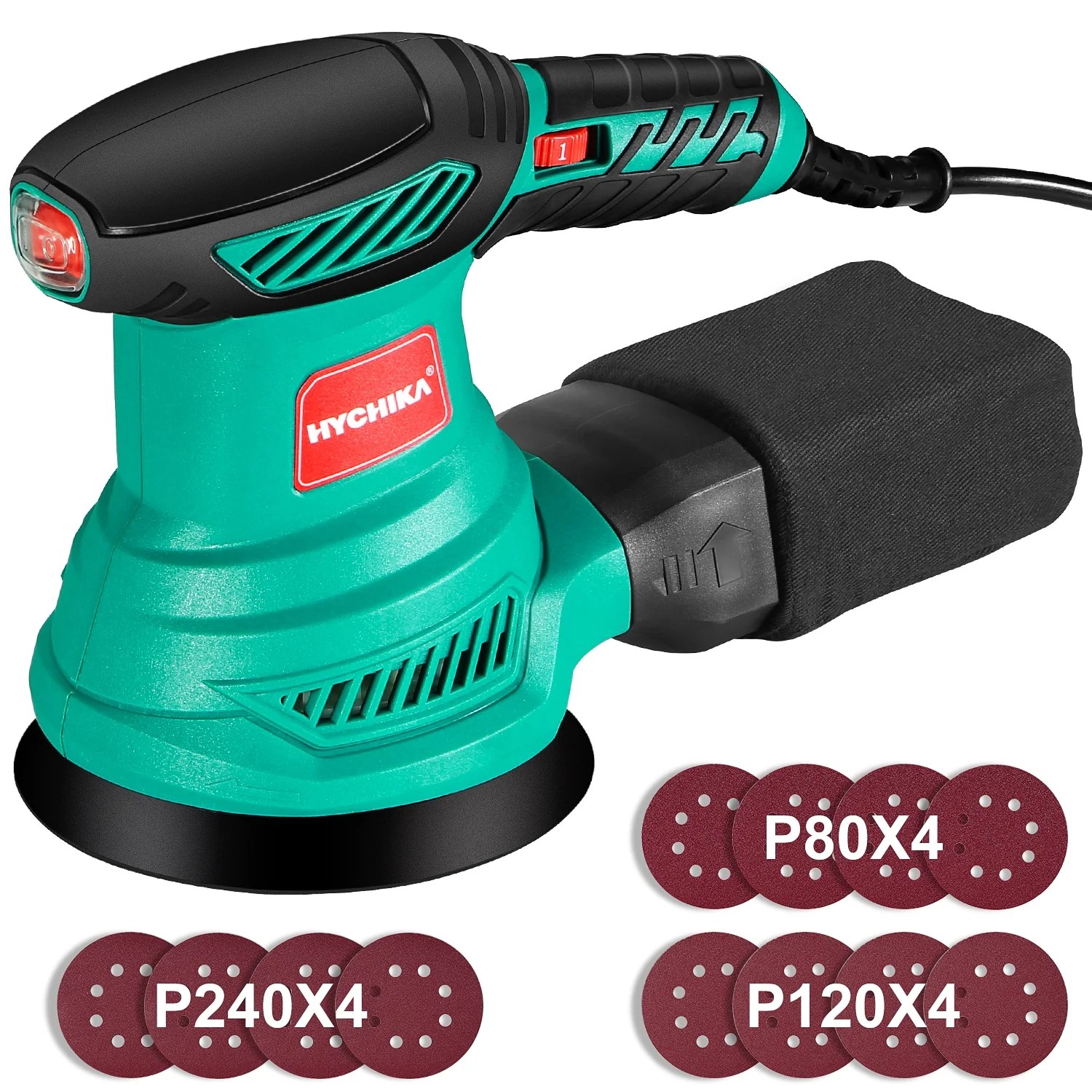 Detail Sander/ Random Orbital Sander, HYCHIKA Hand Sander with