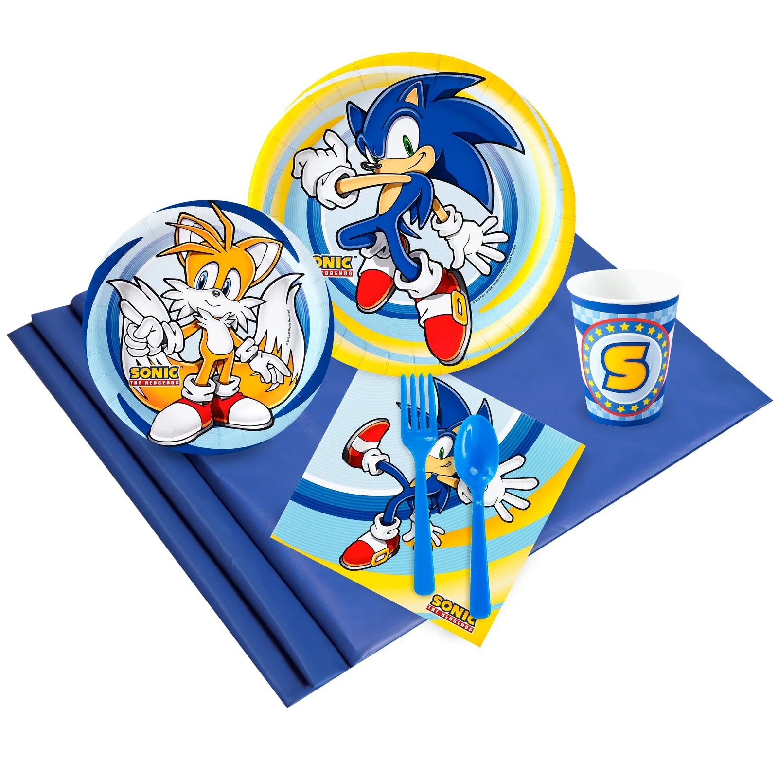 Sonic the Hedgehog Party Supplies Party Pack for 16
