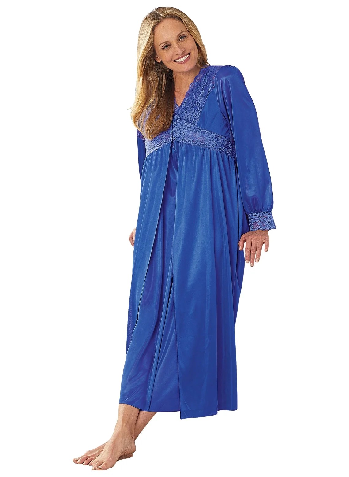 2Pc. Robe and Nightgown Set by Cozee Corner