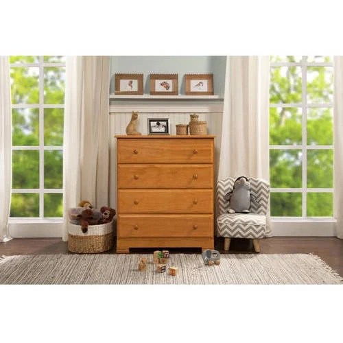 DaVinci Kalani 4Drawer Dresser, Honey Oak Finish