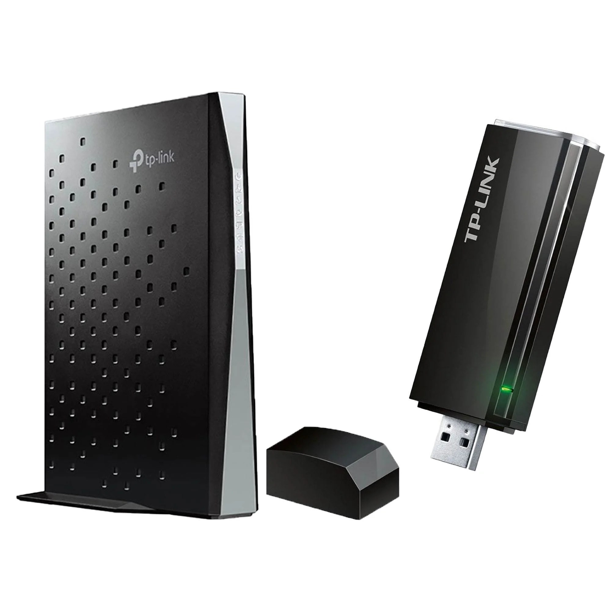 TP Link Archer Wireless Cable Modem Router & TP Link Adapter WiFi