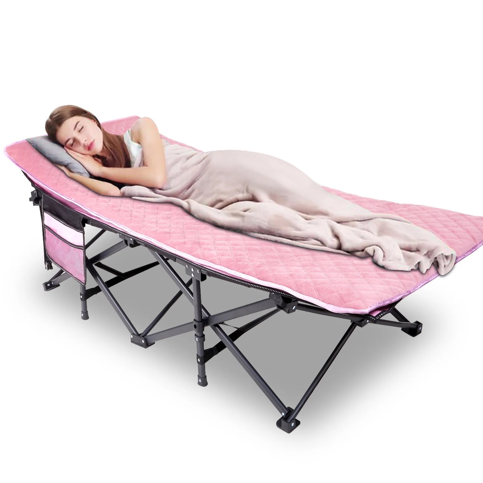 Slsy Folding Camping Cot, Foldable Sleeping Bed Outdoor Portable Slsy Folding Camping Cot, Foldable Sleeping Bed Outdoor Portable