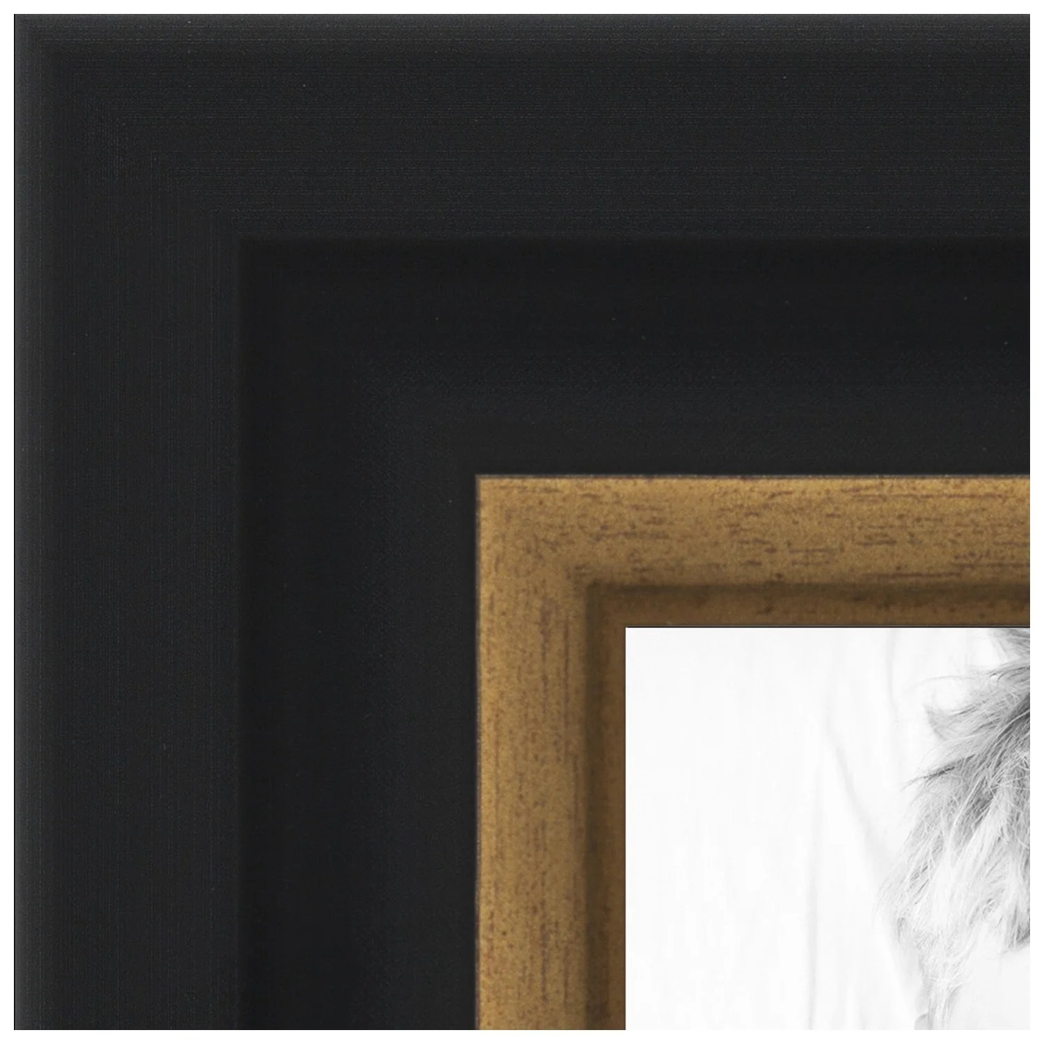 ArtToFrames 16x24 Inch Black Picture Frame, This Black MDF Poster Frame