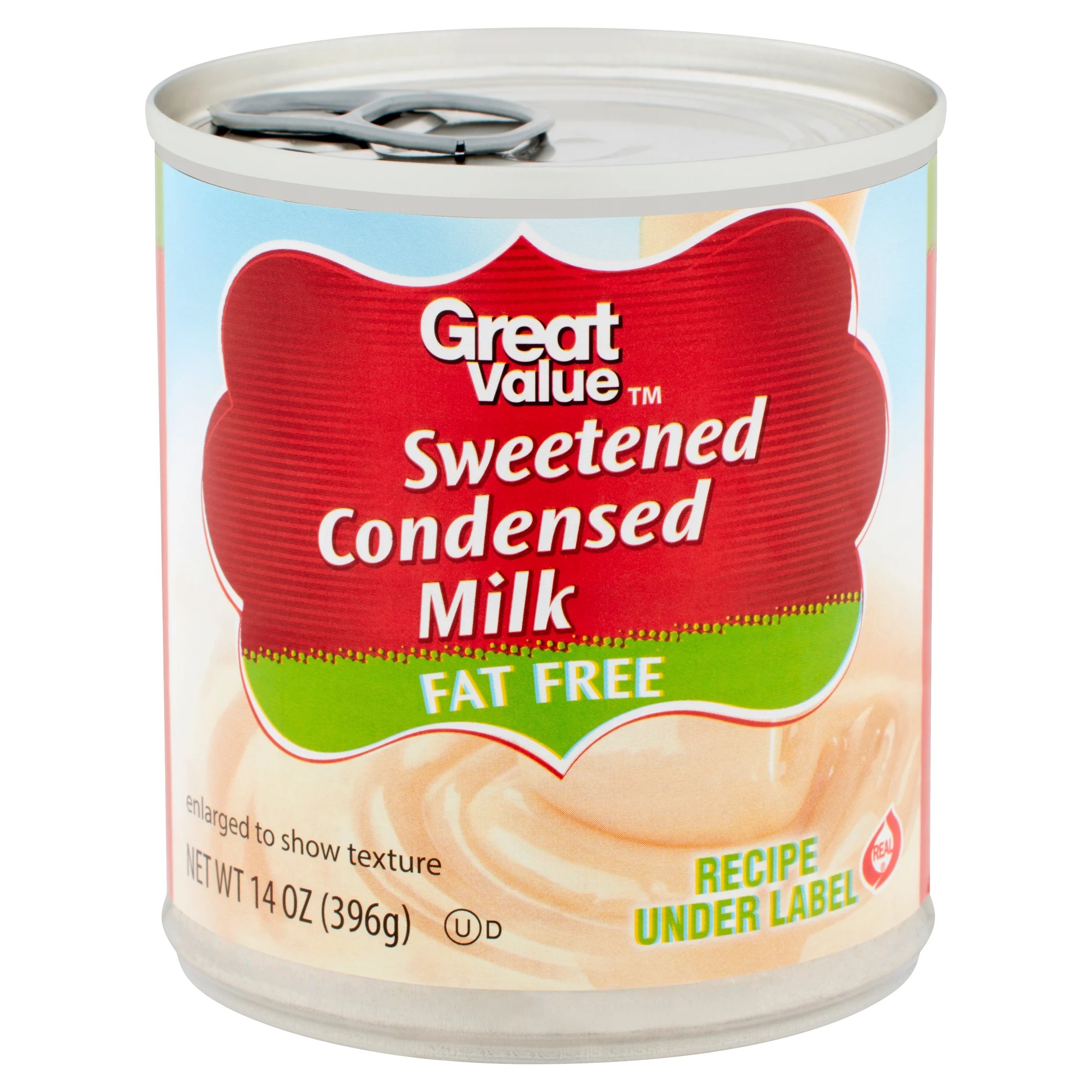 Great Value Fat Free Sweetened Condensed Milk, 14 Oz