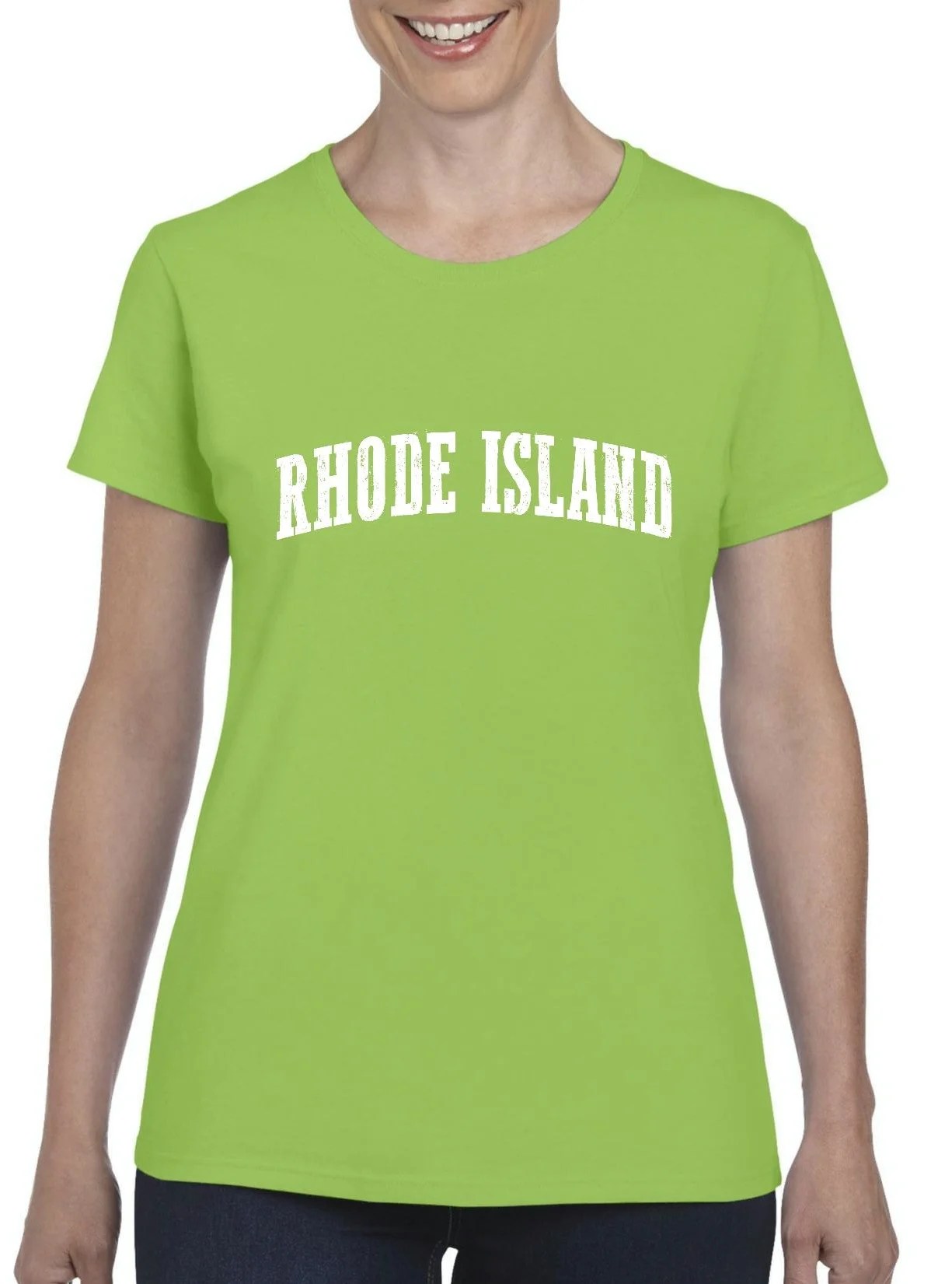 Mom's Favorite Womens RI Rhode Island Short Sleeve TShirt Walmart