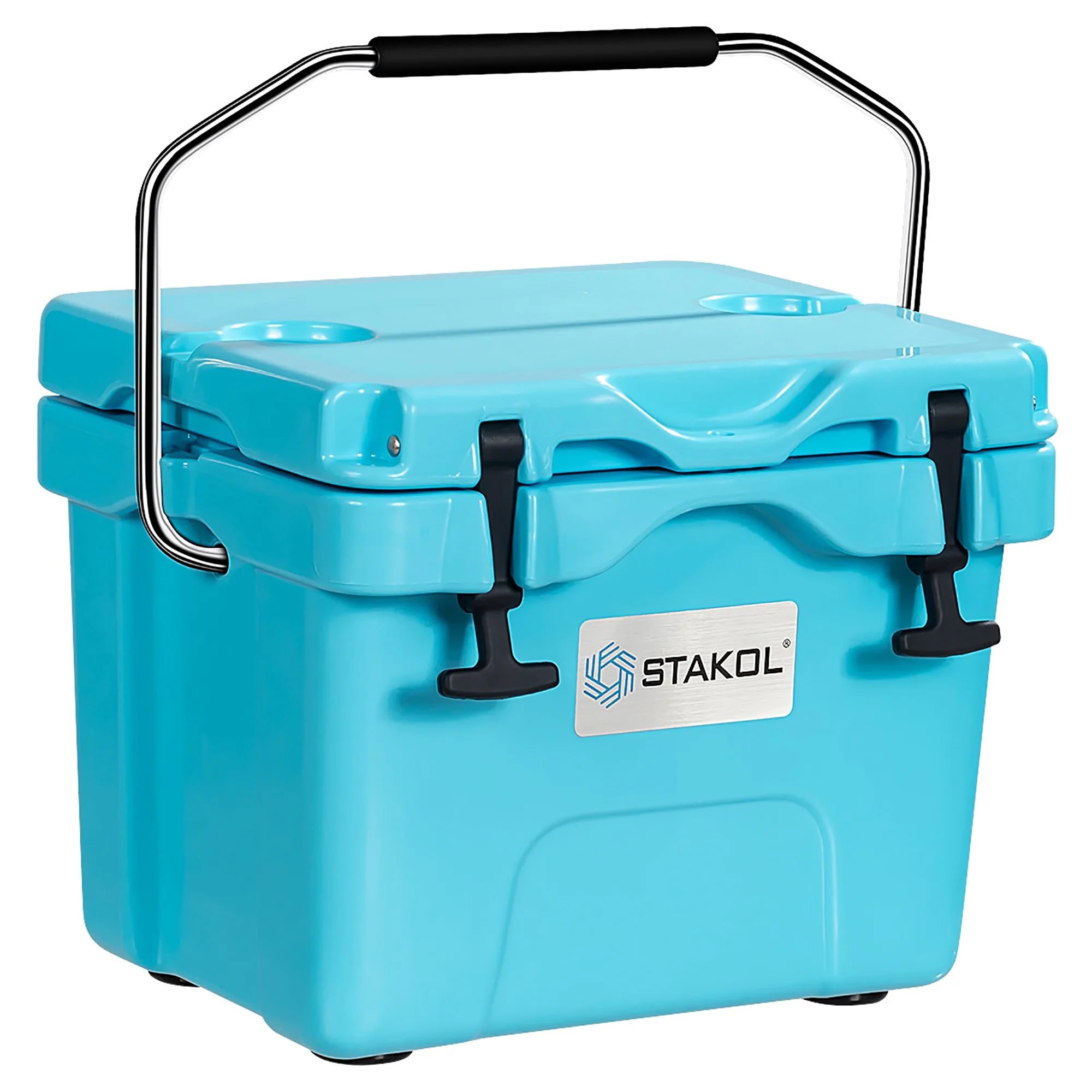 SKTAKOL 16 Quart Cooler Portable Ice Chest LeakProof 24 Cans Ice(03)
