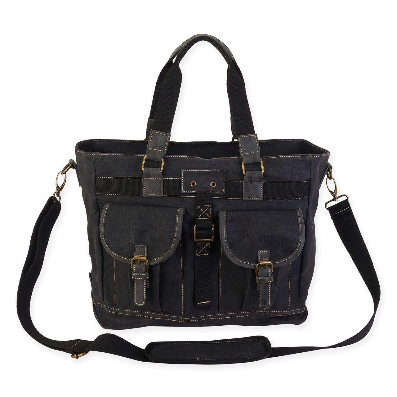 Sun 'N' Sand CargoIt Dabney Satchel Carry On Bag (Charcoal)