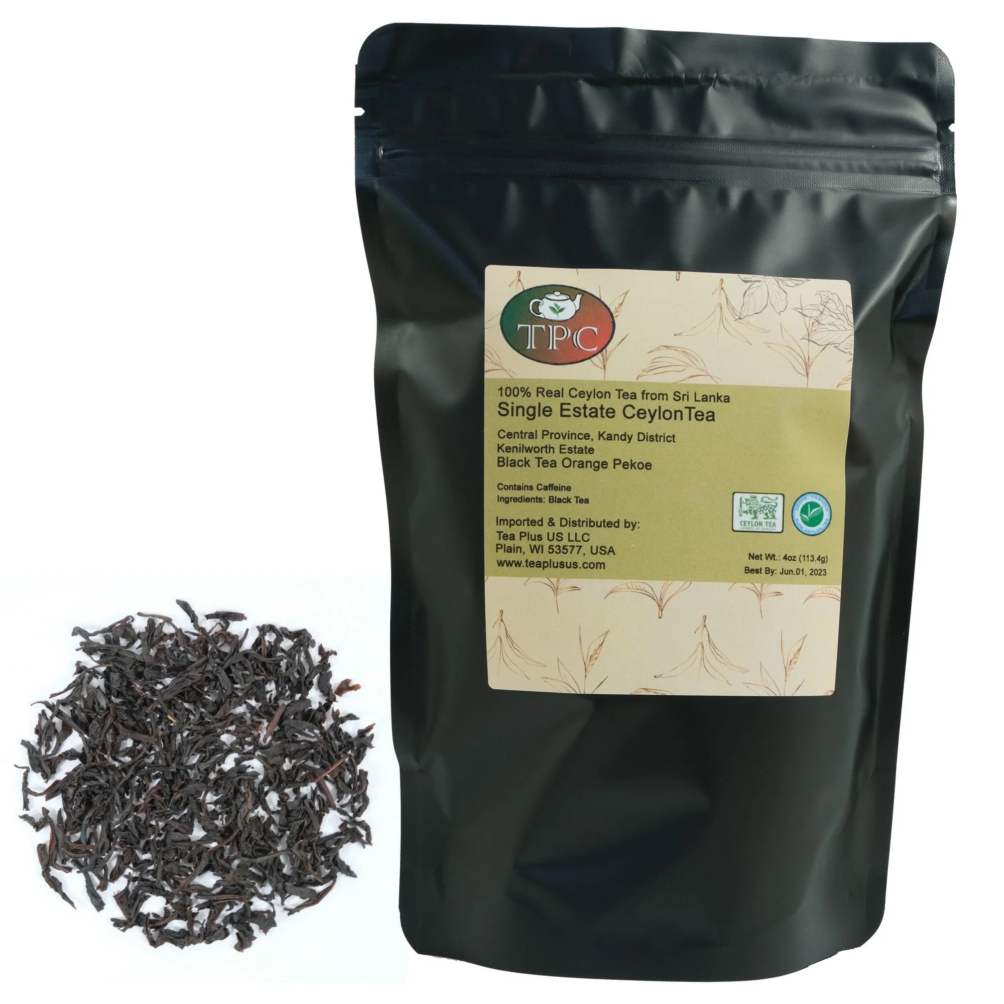 Ceylon Black Tea Single Estate Kenilworth Loose Leaf from Sri Lanka