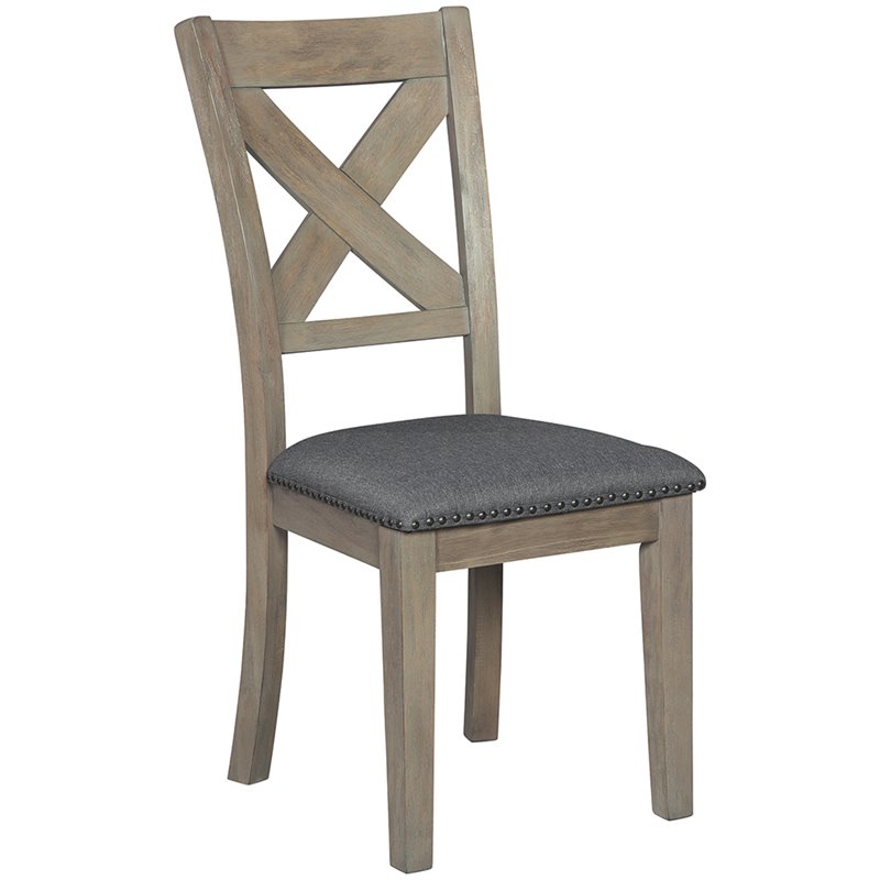 Ashley Furniture Aldwin Dining Side Chair in Gray Walmart Canada
