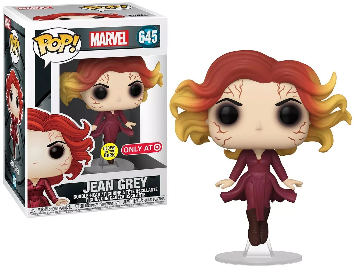 Funko POP! Marvel Jean Grey Vinyl Figure [GlowintheDark] Walmart