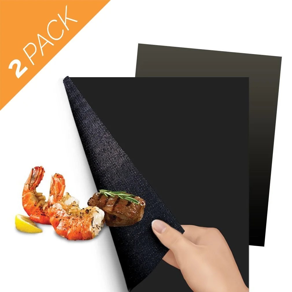 Aspectek Grill Mat Set of 2 NonStick BBQ Grill Mats FDAApproved