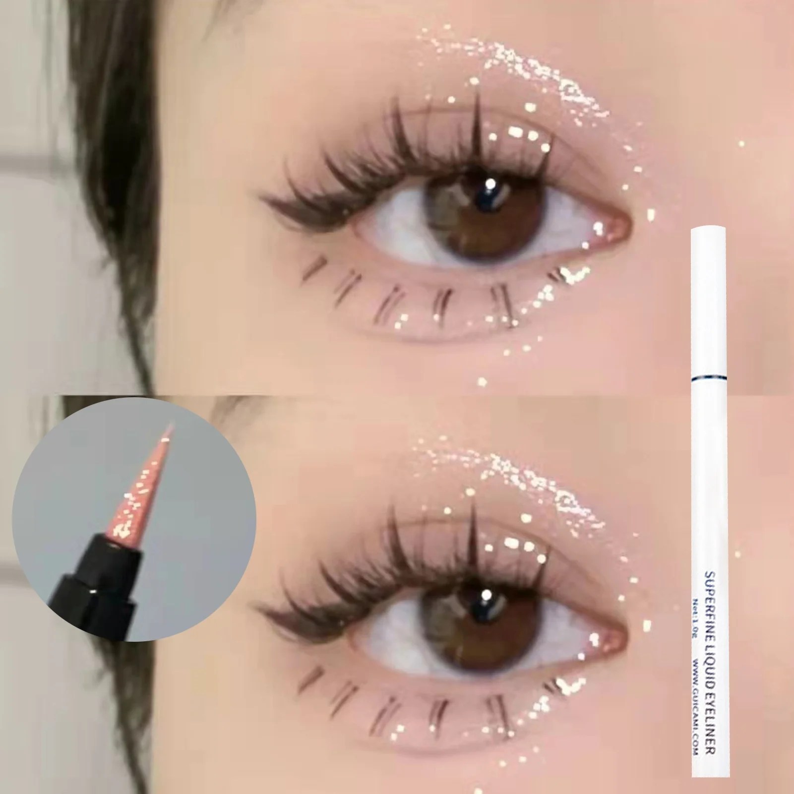 Decor Store Liquid Eyeliner Quick Dry Waterproof Lightweight Eyeliner
