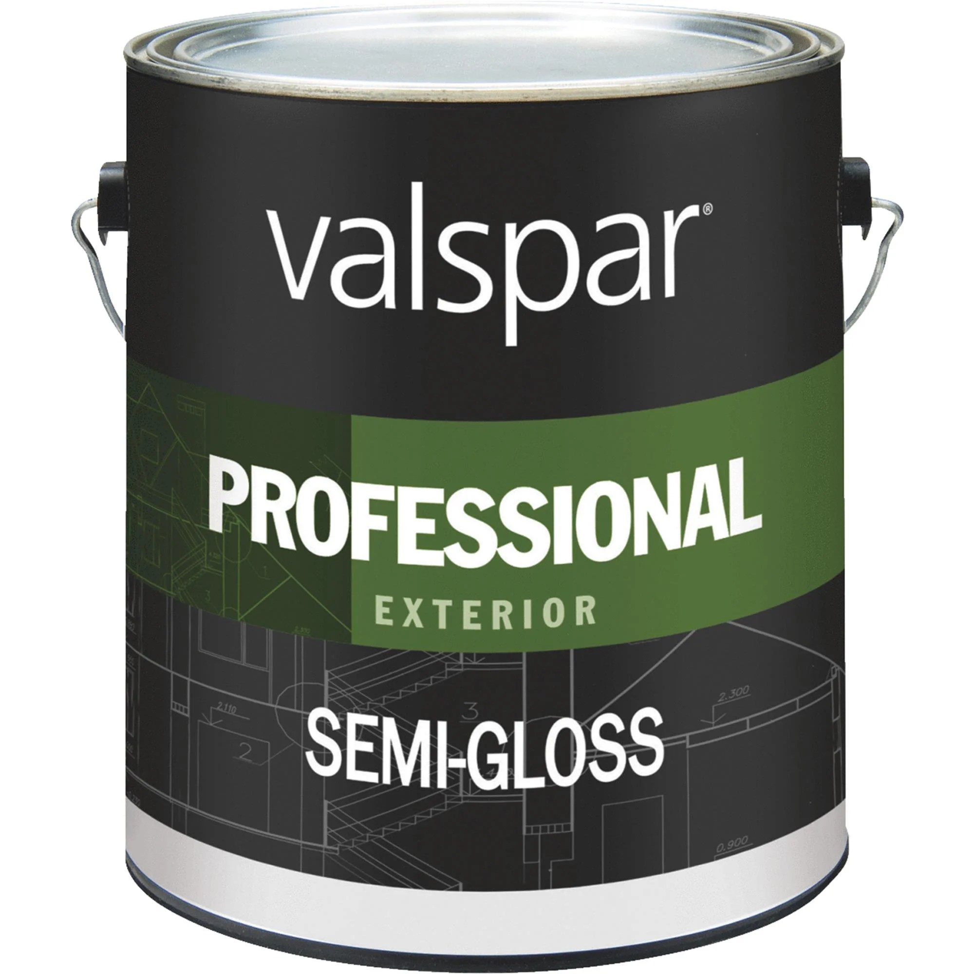 Valspar PROFESSIONAL 100 Acrylic SemiGloss Exterior