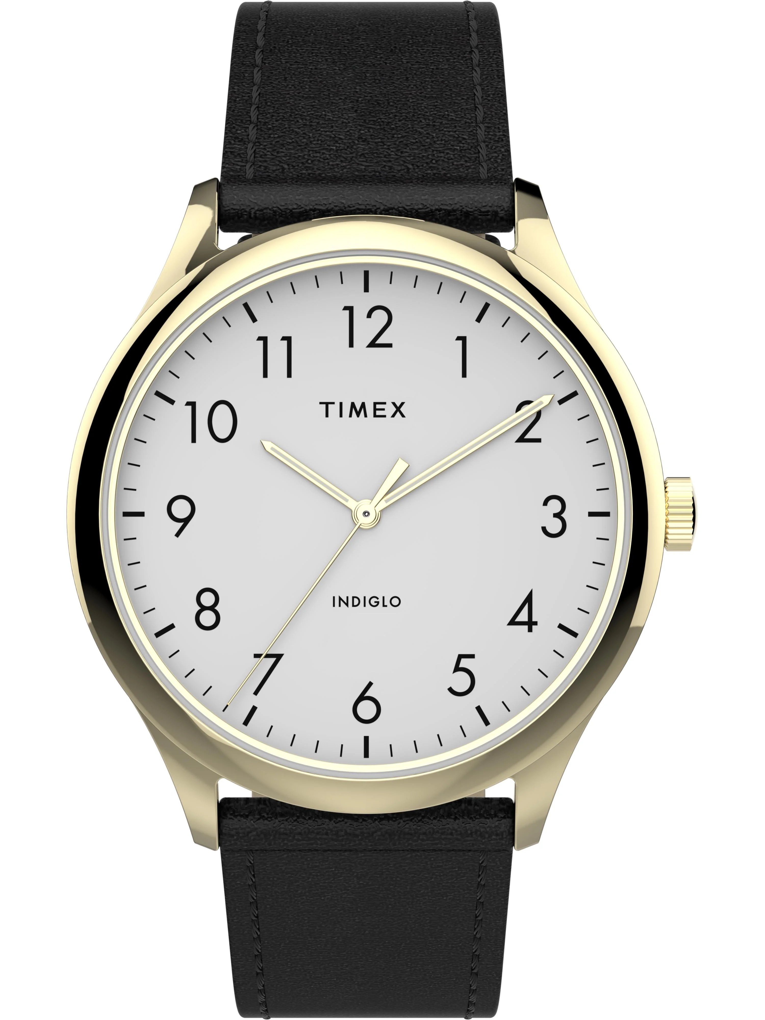 Timex Timex Men's Modern Easy Reader 40mm Black/Gold/White Genuine