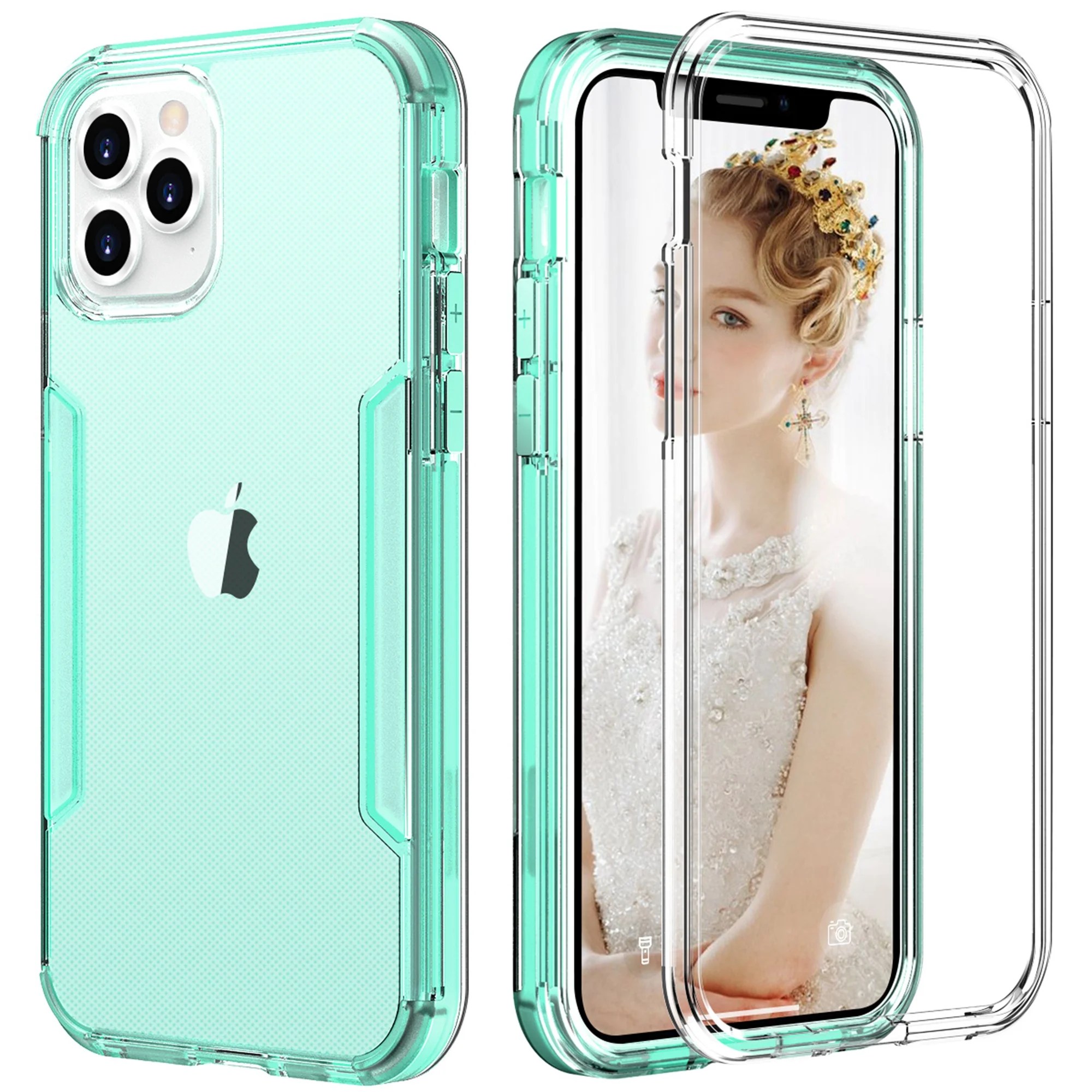 iPhone 12 Pro Case, iPhone 12 Case, Dteck Solid Color