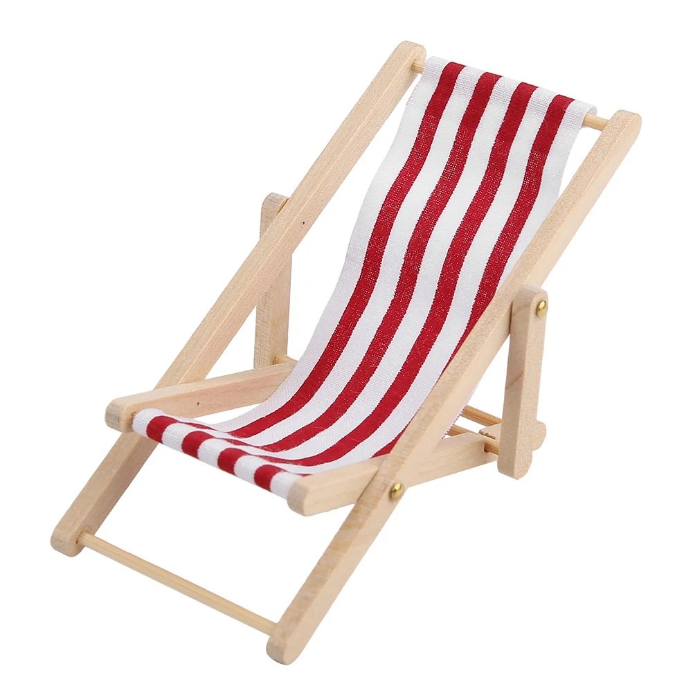 LAFGUR Dollhouse Accessories Mini Furniture Foldable Beach LAFGUR Dollhouse Accessories Mini Furniture Foldable Beach